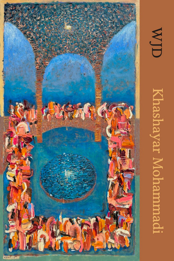 Book cover with artistic design and text 'WJD Khashayar Mohammadi'